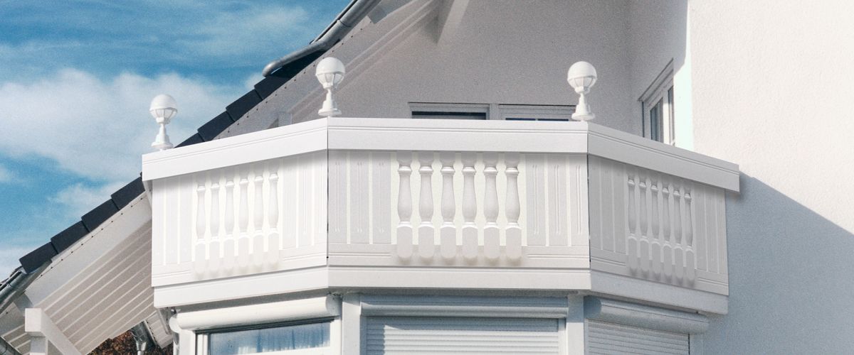 Balkon - Designplatten - Modell Säulen